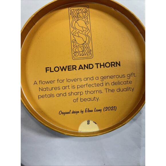 Erstwilder Brooch - Flower And Thorn - Art Nouveau Brooch. NIB. - Picture 4 of 5